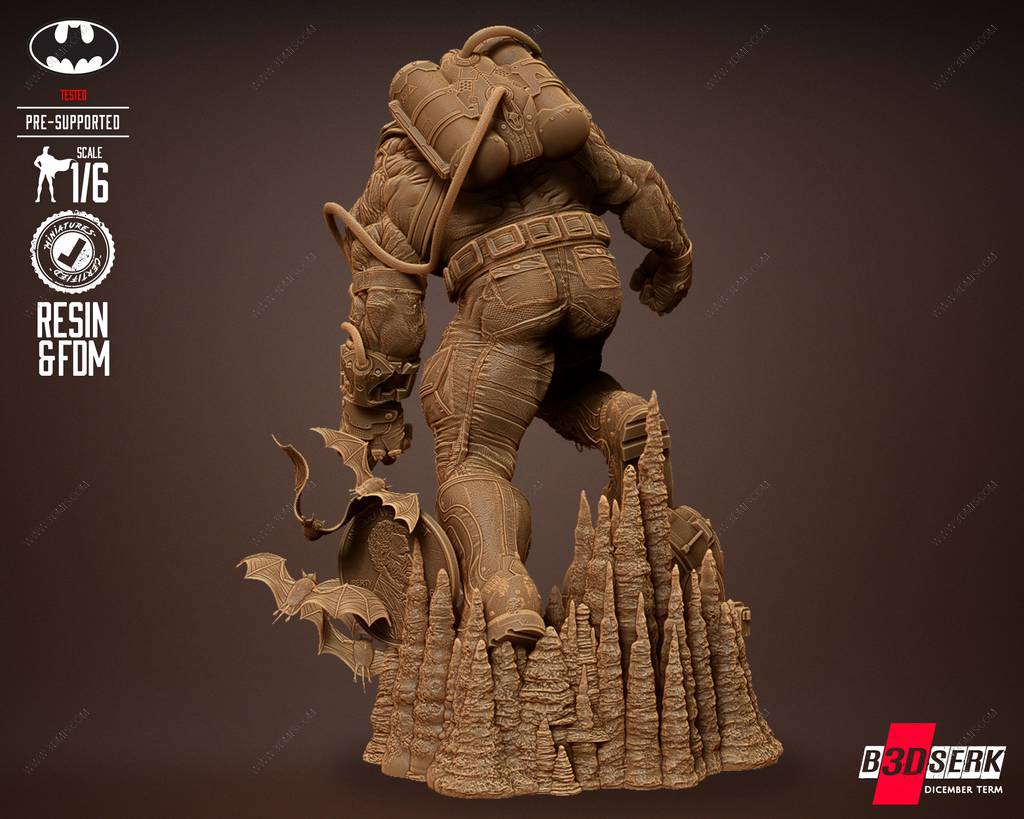 P站图纸印象馆 B3DSERK DC漫画 贝恩 B3DSERK DC漫画 贝恩