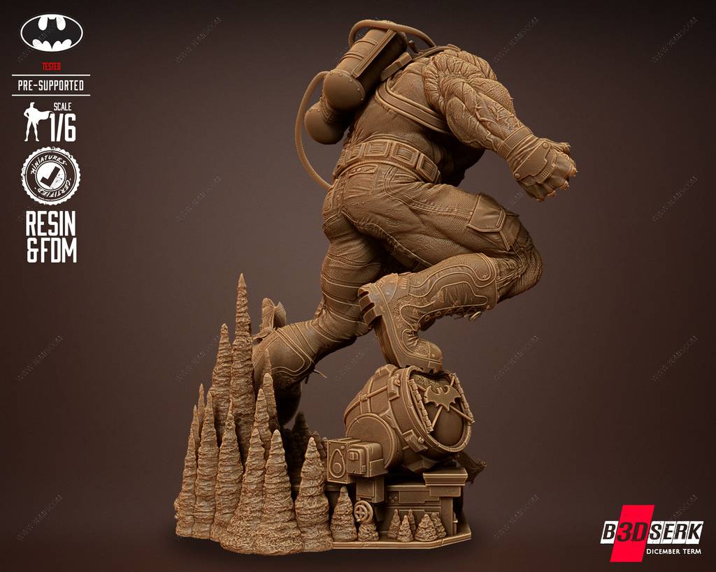 P站图纸印象馆 B3DSERK DC漫画 贝恩 B3DSERK DC漫画 贝恩