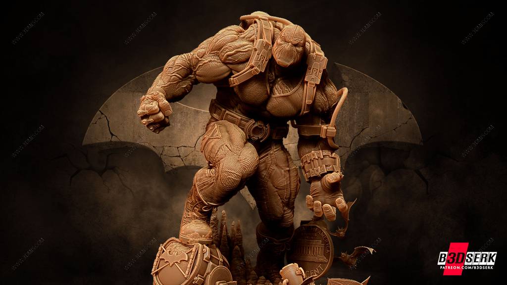 P站图纸印象馆 B3DSERK DC漫画 贝恩 B3DSERK DC漫画 贝恩