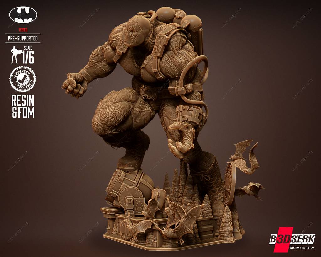 P站图纸印象馆 B3DSERK DC漫画 贝恩 B3DSERK DC漫画 贝恩