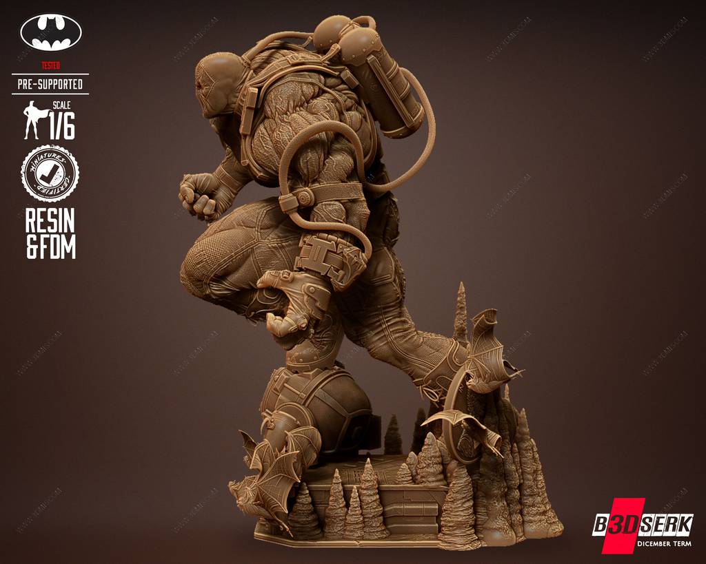 P站图纸印象馆 B3DSERK DC漫画 贝恩 B3DSERK DC漫画 贝恩