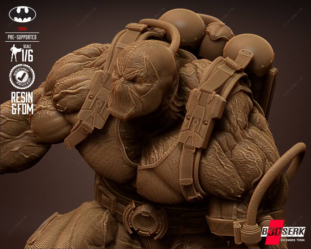 P站图纸印象馆 B3DSERK DC漫画 贝恩 B3DSERK DC漫画 贝恩