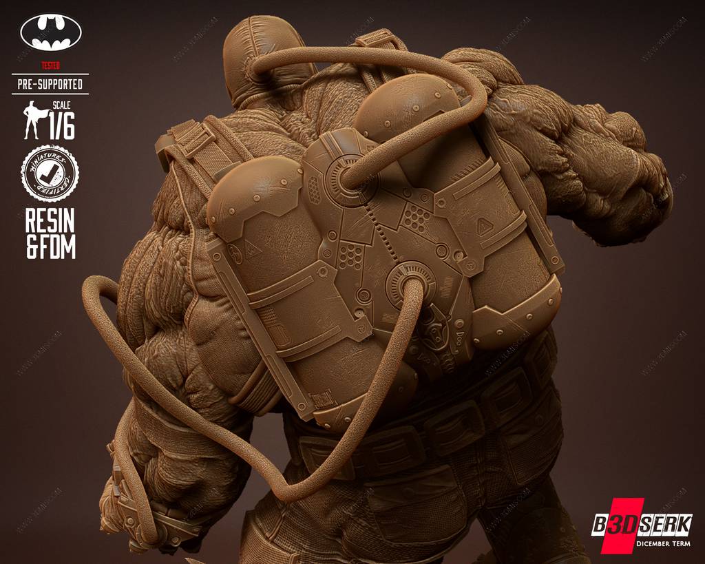 P站图纸印象馆 B3DSERK DC漫画 贝恩 B3DSERK DC漫画 贝恩