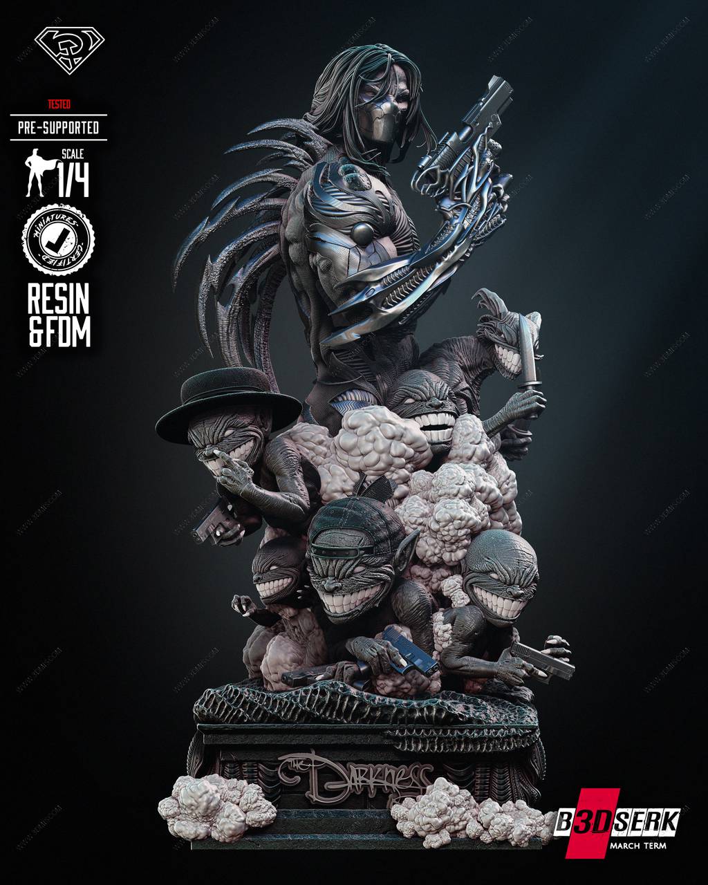 P站图纸印象馆 B3DSERK DC漫画 达克赛德 B3DSERK DC漫画 达克赛德