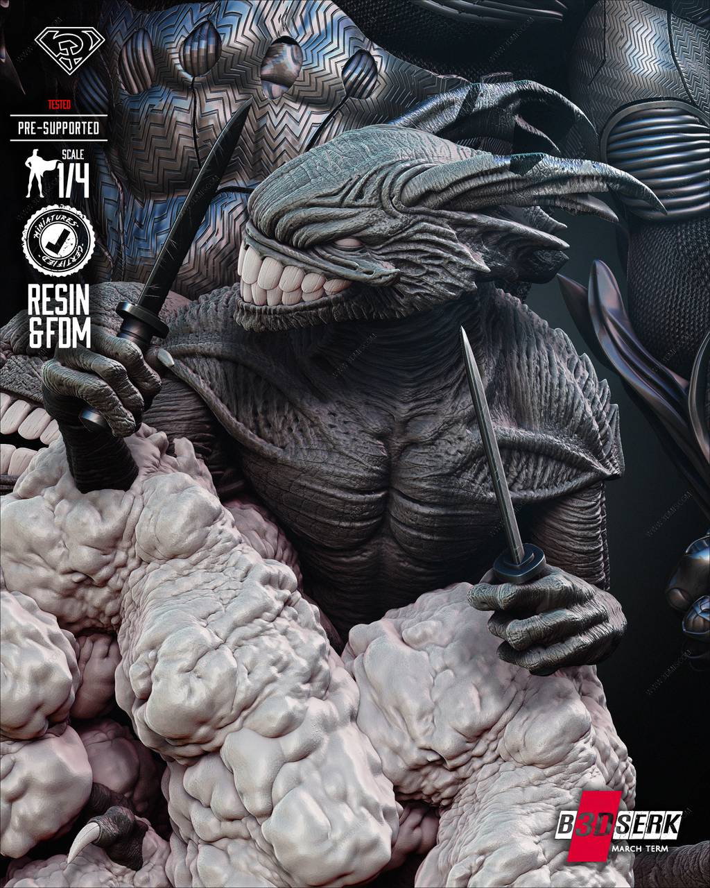 P站图纸印象馆 B3DSERK DC漫画 达克赛德 B3DSERK DC漫画 达克赛德