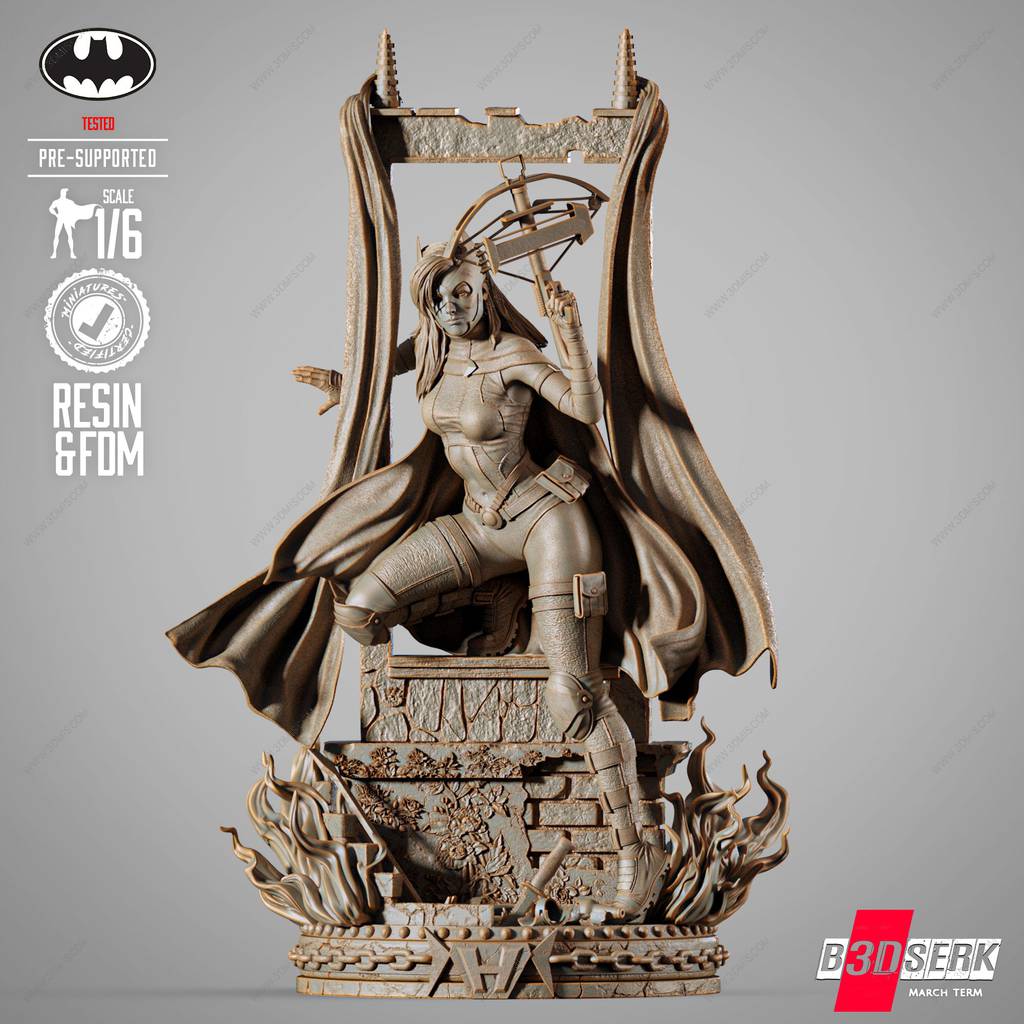 P站图纸印象馆 B3DSERK DC漫画 女猎手 B3DSERK DC漫画 女猎手