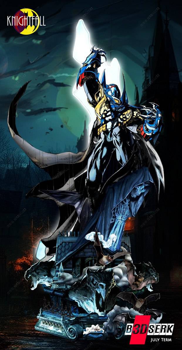 P站图纸印象馆 B3DSERK DC漫画 蝙蝠侠 B3DSERK DC漫画 蝙蝠侠