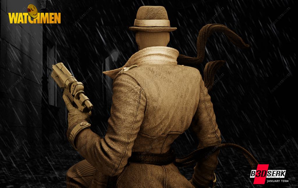 P站图纸印象馆 B3DSERK DC漫画 罗夏 B3DSERK DC漫画 罗夏