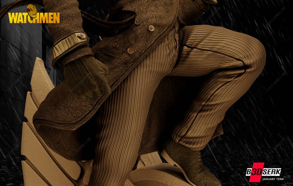 P站图纸印象馆 B3DSERK DC漫画 罗夏 B3DSERK DC漫画 罗夏