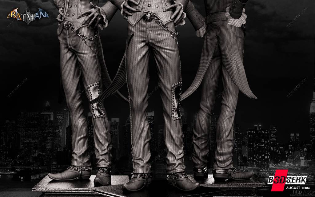 P站图纸印象馆 B3DSERK DC漫画 小丑 B3DSERK DC漫画 小丑