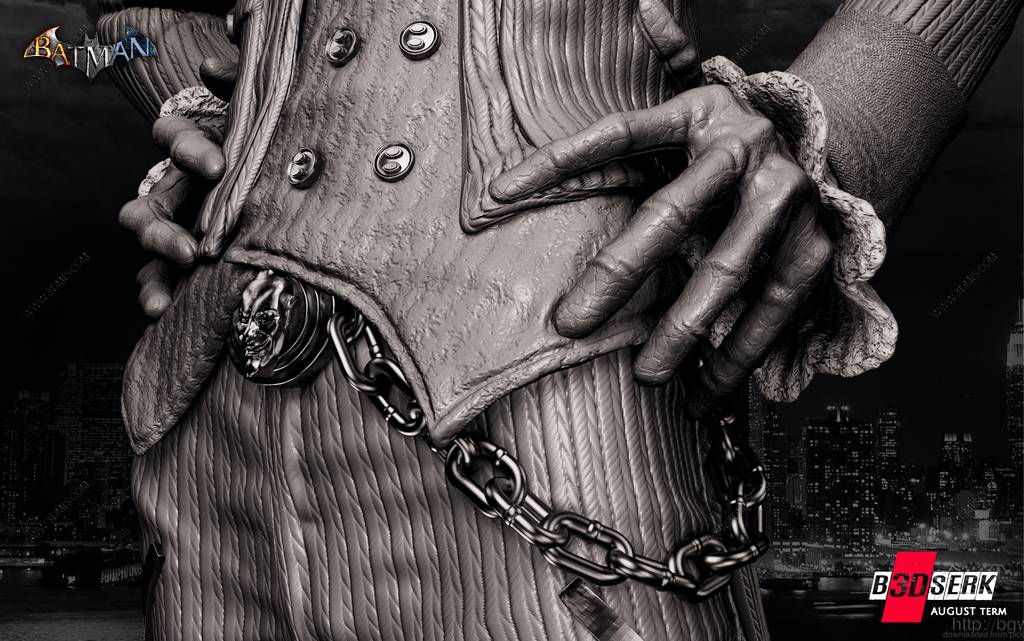 P站图纸印象馆 B3DSERK DC漫画 小丑 B3DSERK DC漫画 小丑