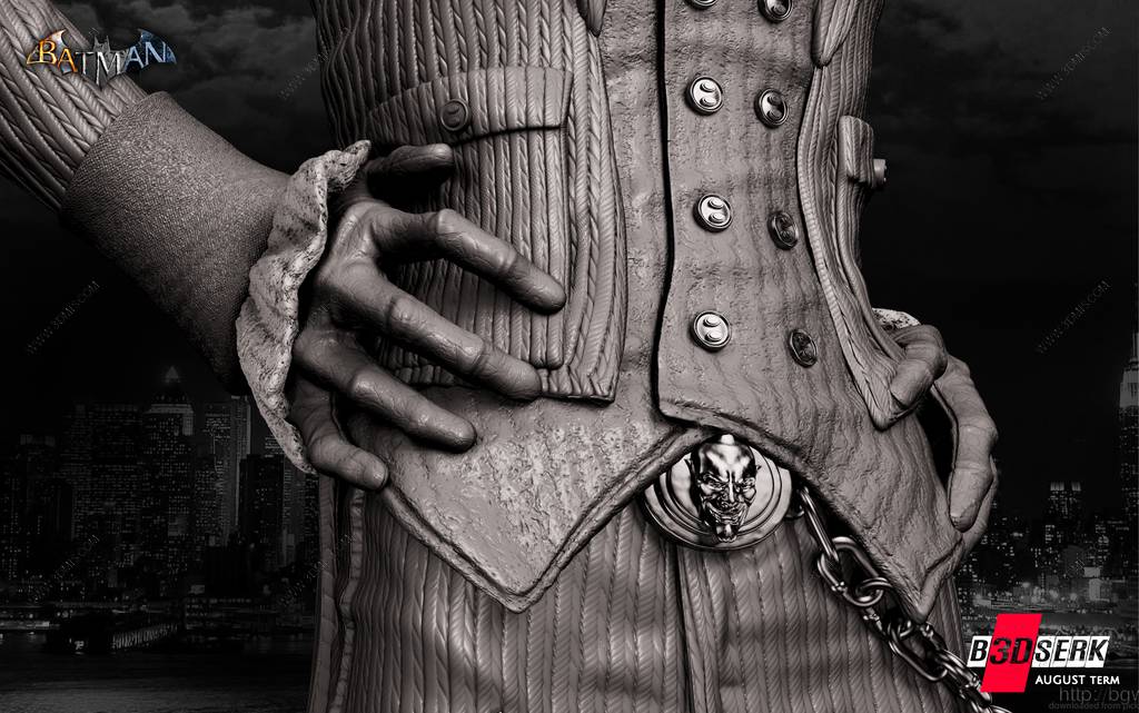 P站图纸印象馆 B3DSERK DC漫画 小丑 B3DSERK DC漫画 小丑