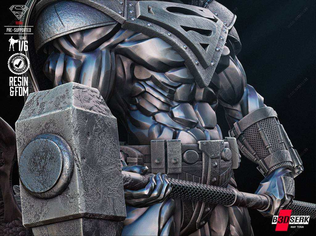 P站图纸印象馆 B3DSERK DC漫画 钢人 B3DSERK DC漫画 钢人