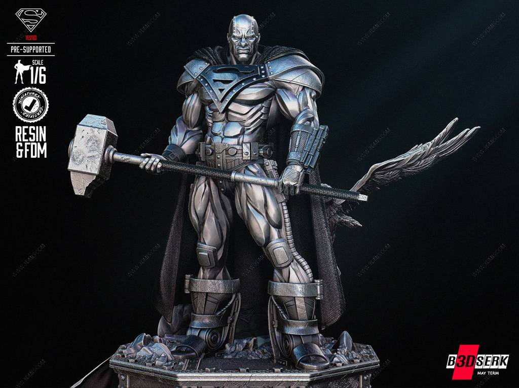 P站图纸印象馆 B3DSERK DC漫画 钢人 B3DSERK DC漫画 钢人