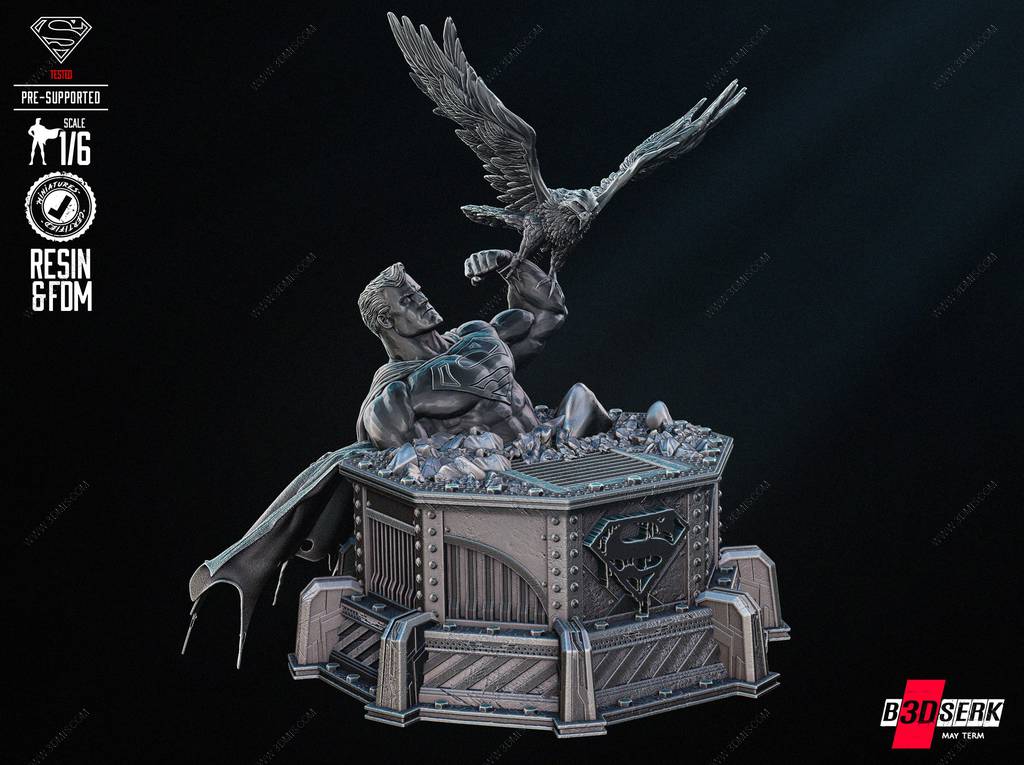 P站图纸印象馆 B3DSERK DC漫画 钢人 B3DSERK DC漫画 钢人