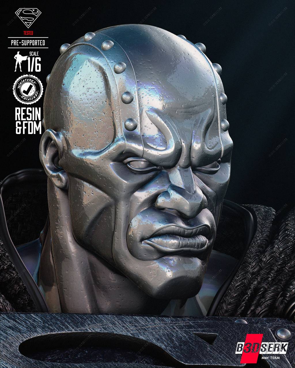 P站图纸印象馆 B3DSERK DC漫画 钢人 B3DSERK DC漫画 钢人