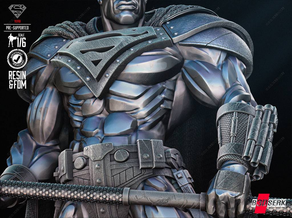 P站图纸印象馆 B3DSERK DC漫画 钢人 B3DSERK DC漫画 钢人