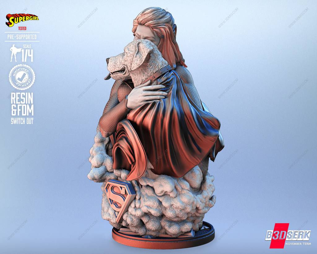 P站图纸印象馆 B3DSERK DC漫画 超级少女和小氪 B3DSERK DC漫画 超级少女和小氪