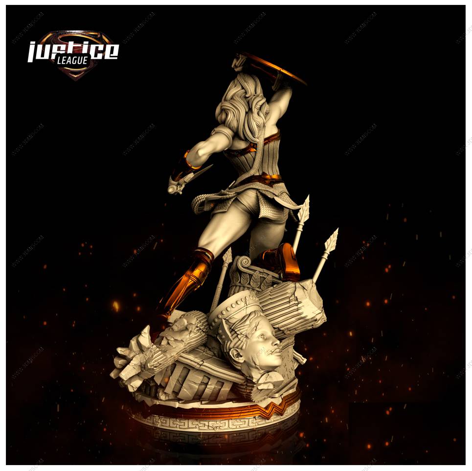 P站图纸印象馆 B3DSERK DC漫画 神奇女侠 B3DSERK DC漫画 神奇女侠