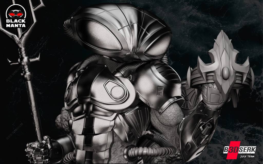 P站图纸印象馆 B3DSERK DC漫画 黑蝠鲼 B3DSERK DC漫画 黑蝠鲼