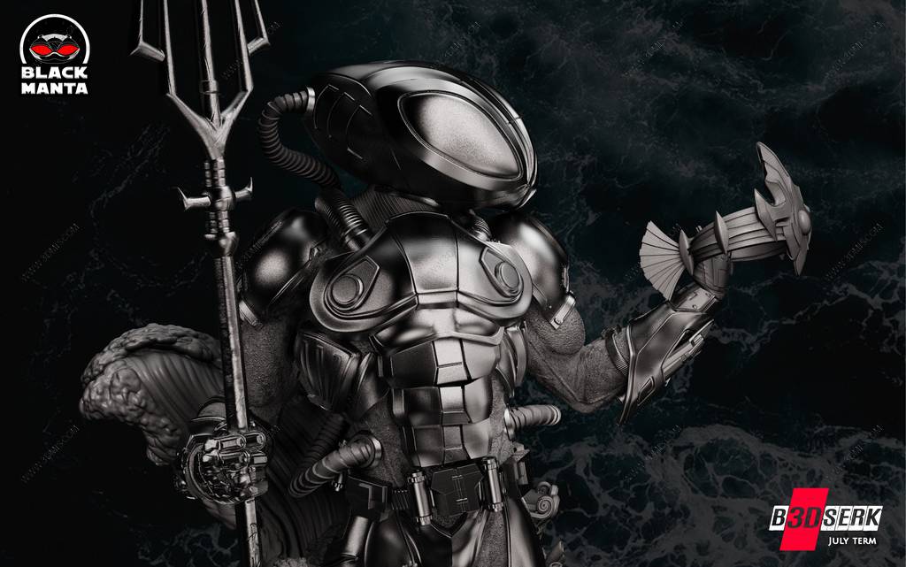 P站图纸印象馆 B3DSERK DC漫画 黑蝠鲼 B3DSERK DC漫画 黑蝠鲼