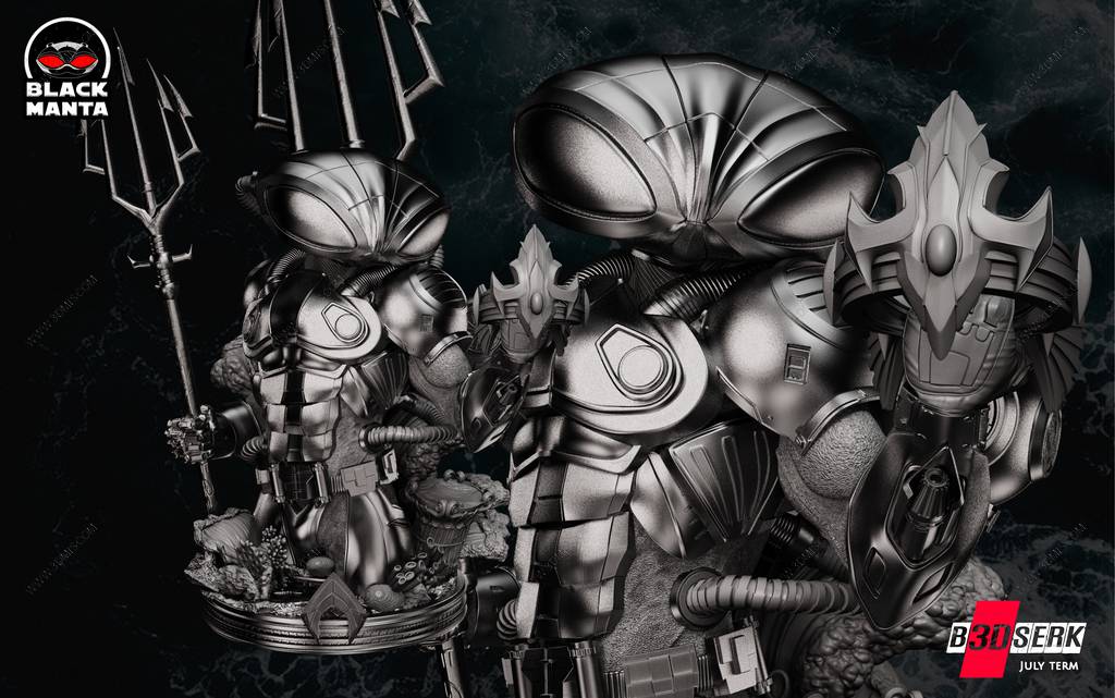 P站图纸印象馆 B3DSERK DC漫画 黑蝠鲼 B3DSERK DC漫画 黑蝠鲼