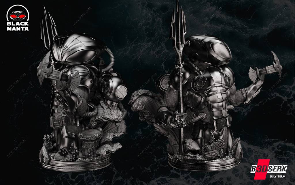 P站图纸印象馆 B3DSERK DC漫画 黑蝠鲼 B3DSERK DC漫画 黑蝠鲼