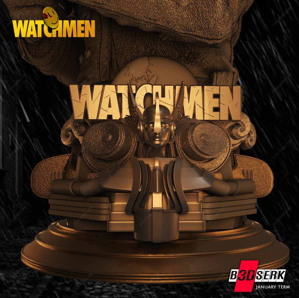 P站图纸印象馆 B3DSERK DC漫画 罗夏 B3DSERK DC漫画 罗夏