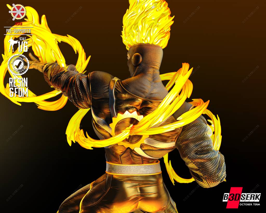 P站图纸印象馆 B3DSERK DC漫画 火风暴 B3DSERK DC漫画 火风暴