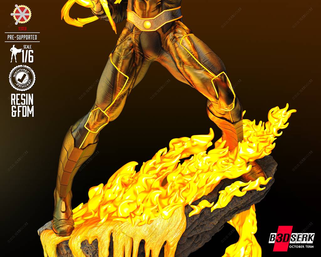 P站图纸印象馆 B3DSERK DC漫画 火风暴 B3DSERK DC漫画 火风暴