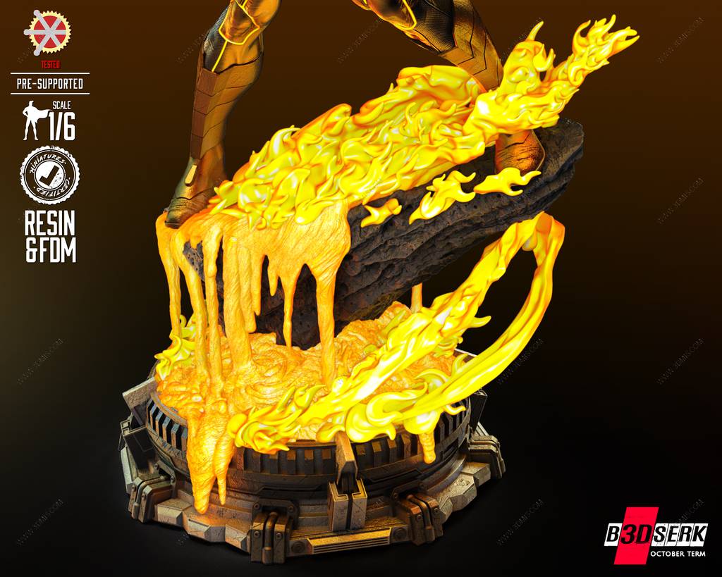 P站图纸印象馆 B3DSERK DC漫画 火风暴 B3DSERK DC漫画 火风暴