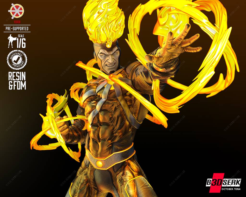 P站图纸印象馆 B3DSERK DC漫画 火风暴 B3DSERK DC漫画 火风暴