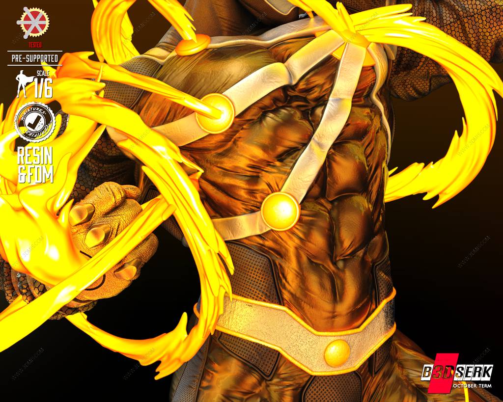 P站图纸印象馆 B3DSERK DC漫画 火风暴 B3DSERK DC漫画 火风暴