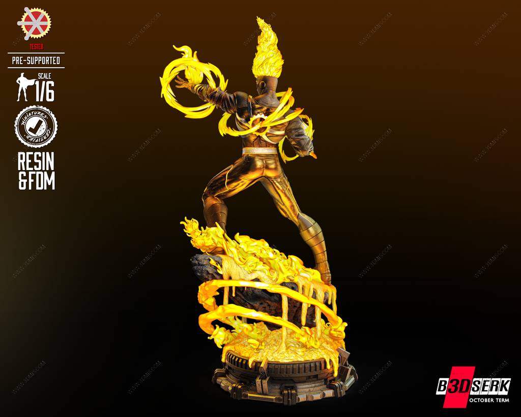 P站图纸印象馆 B3DSERK DC漫画 火风暴 B3DSERK DC漫画 火风暴