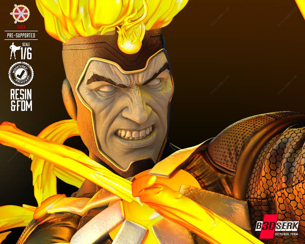 P站图纸印象馆 B3DSERK DC漫画 火风暴 B3DSERK DC漫画 火风暴