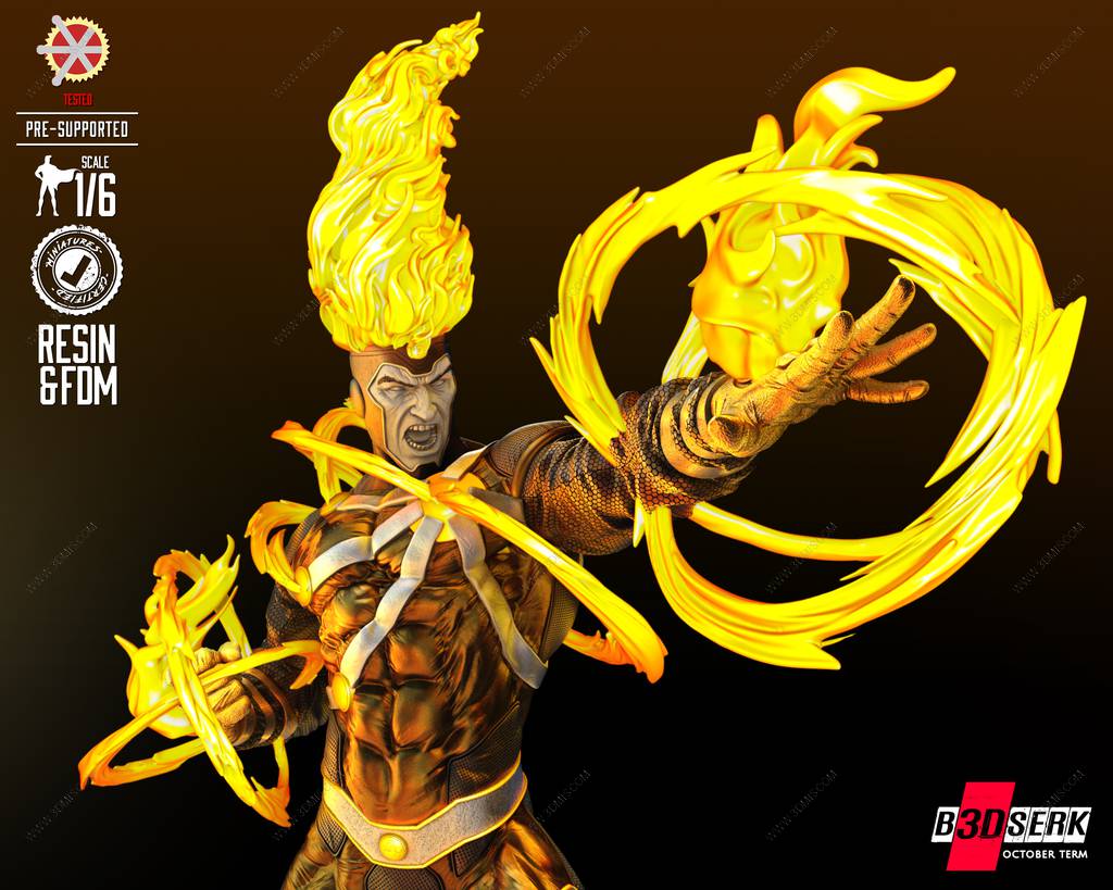 P站图纸印象馆 B3DSERK DC漫画 火风暴 B3DSERK DC漫画 火风暴