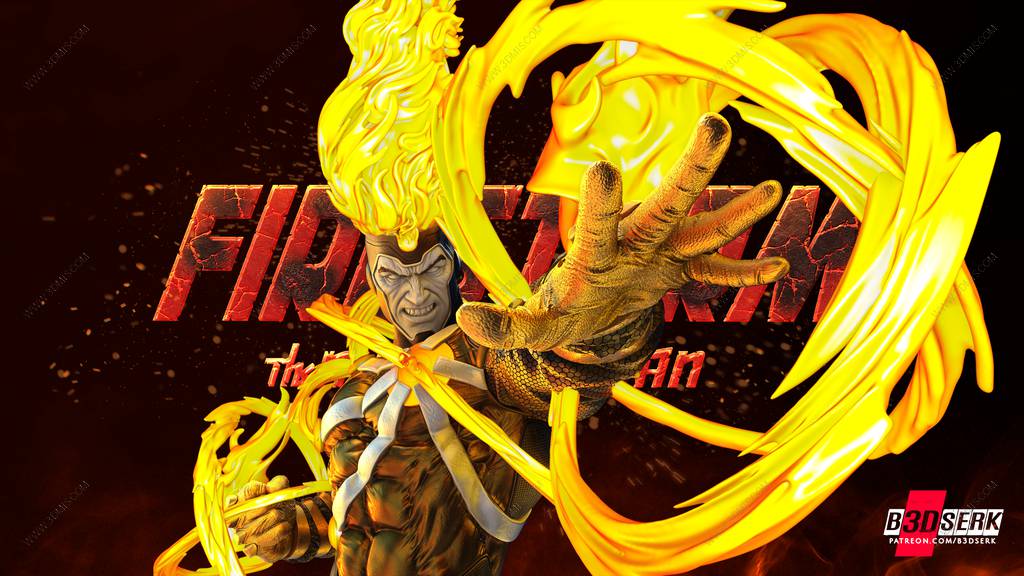 P站图纸印象馆 B3DSERK DC漫画 火风暴 B3DSERK DC漫画 火风暴