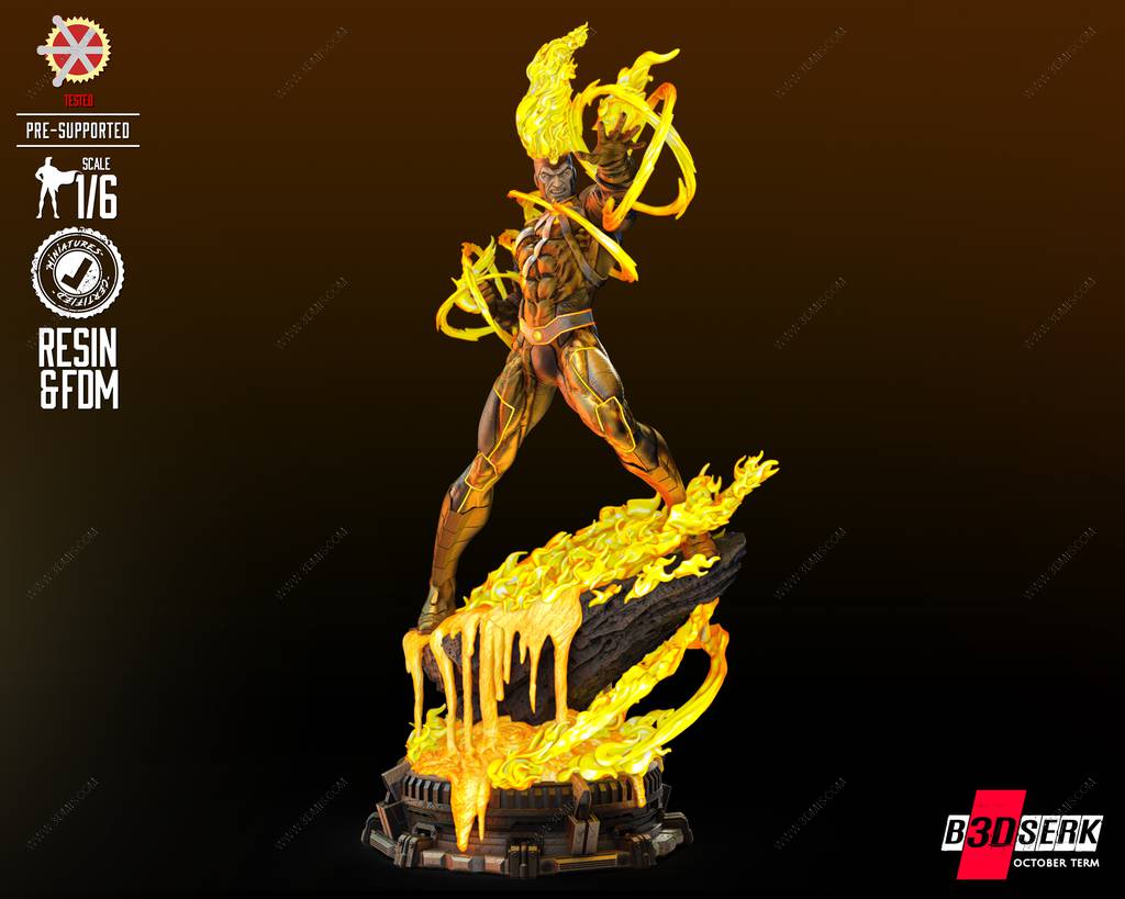 P站图纸印象馆 B3DSERK DC漫画 火风暴 B3DSERK DC漫画 火风暴