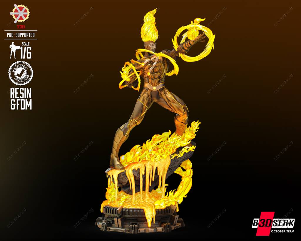 P站图纸印象馆 B3DSERK DC漫画 火风暴 B3DSERK DC漫画 火风暴