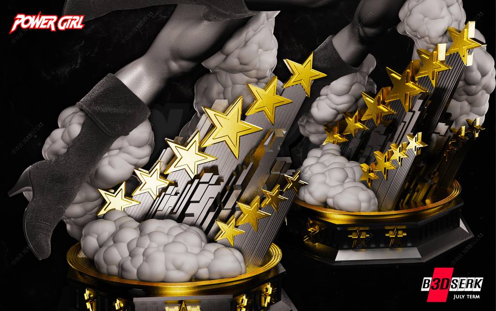 P站图纸印象馆 B3DSERK DC漫画 卡拉·佐-艾尔 B3DSERK DC漫画 卡拉·佐-艾尔