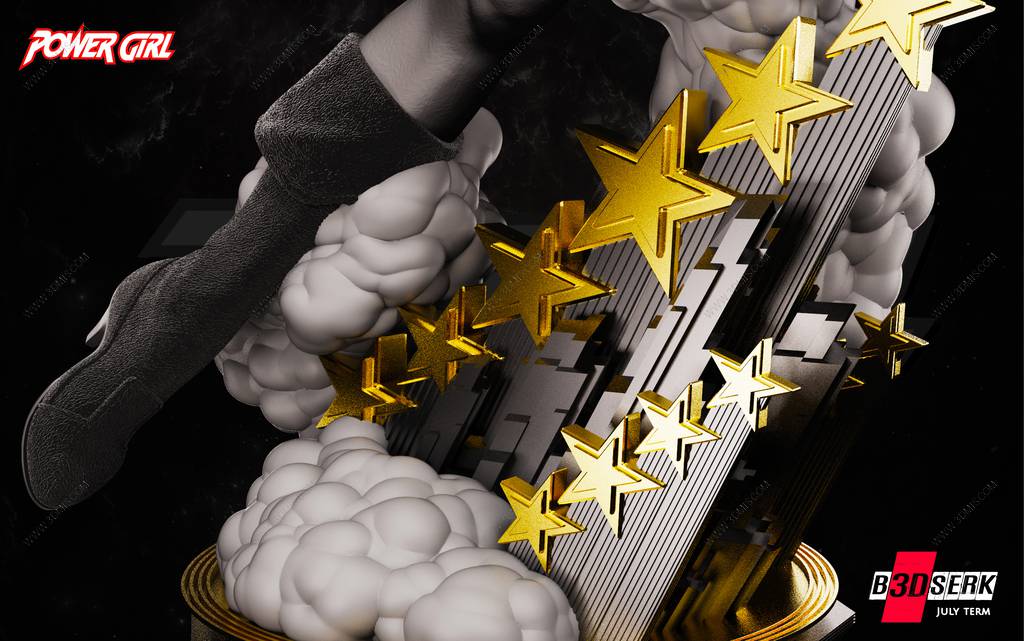 P站图纸印象馆 B3DSERK DC漫画 卡拉·佐-艾尔 B3DSERK DC漫画 卡拉·佐-艾尔