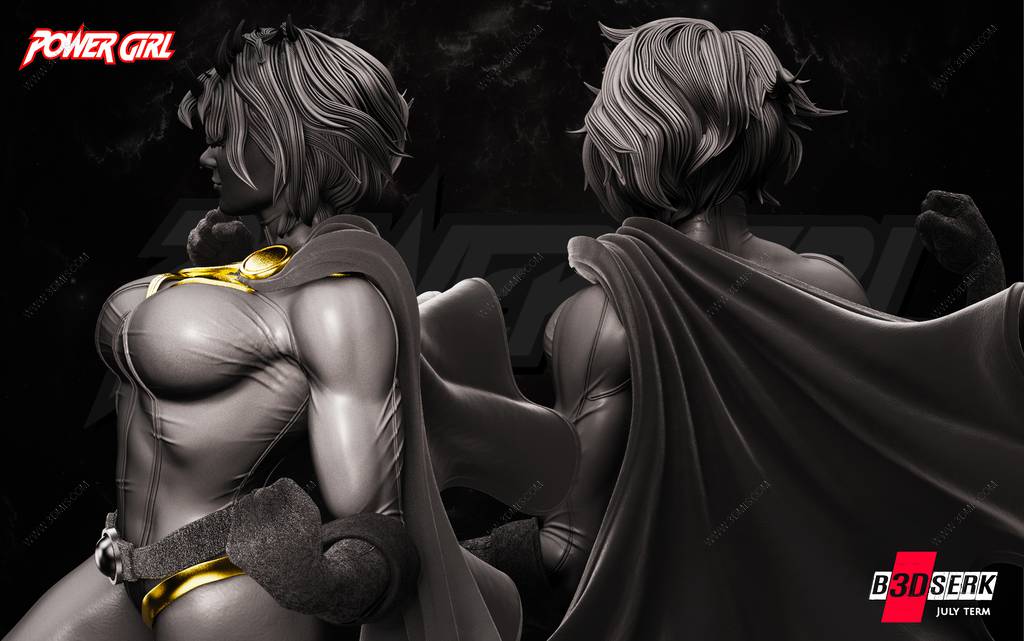 P站图纸印象馆 B3DSERK DC漫画 卡拉·佐-艾尔 B3DSERK DC漫画 卡拉·佐-艾尔