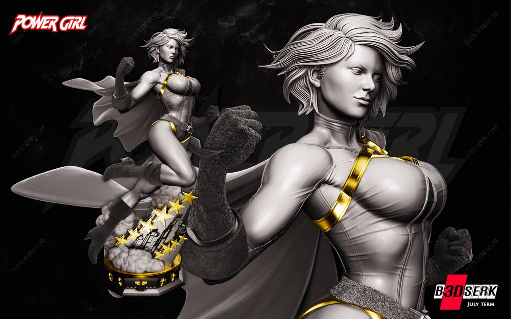 P站图纸印象馆 B3DSERK DC漫画 卡拉·佐-艾尔 B3DSERK DC漫画 卡拉·佐-艾尔