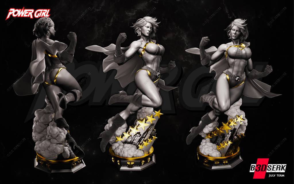 P站图纸印象馆 B3DSERK DC漫画 卡拉·佐-艾尔 B3DSERK DC漫画 卡拉·佐-艾尔