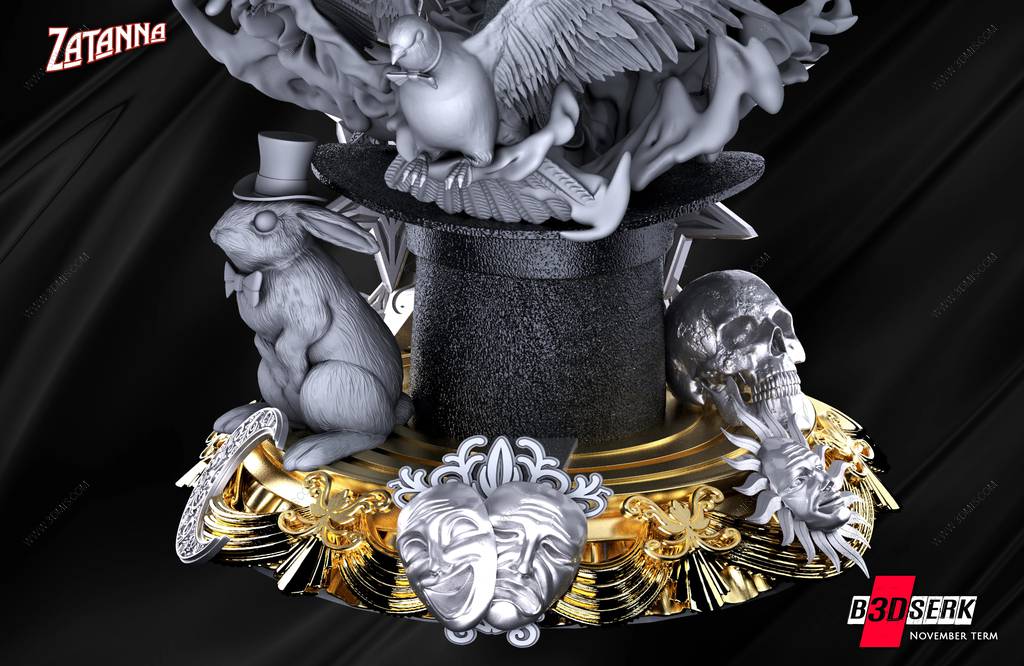 P站图纸印象馆 B3DSERK DC漫画 扎坦娜·扎塔拉 B3DSERK DC漫画 扎坦娜·扎塔拉