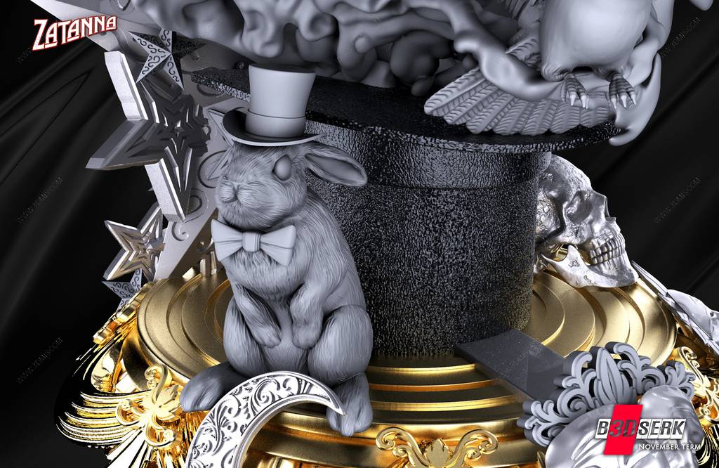 P站图纸印象馆 B3DSERK DC漫画 扎坦娜·扎塔拉 B3DSERK DC漫画 扎坦娜·扎塔拉