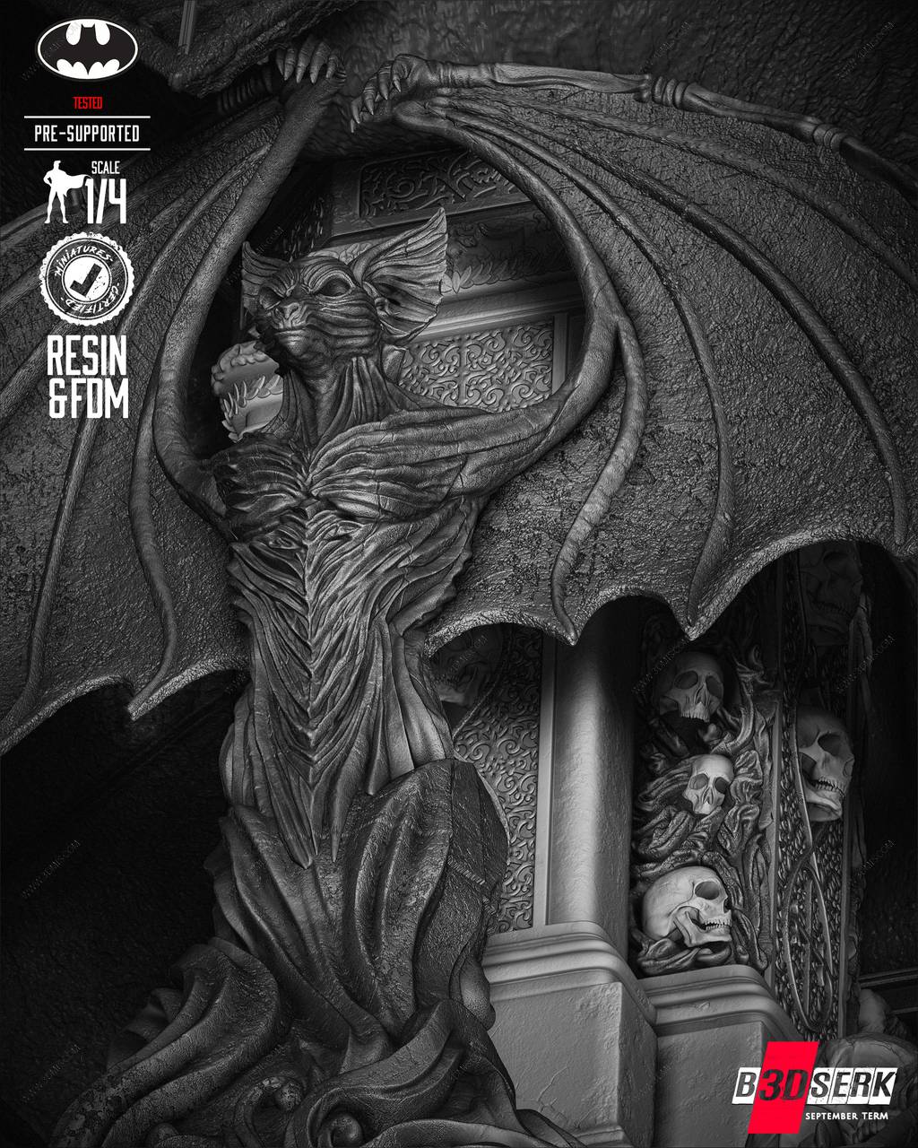 P站图纸印象馆 B3DSERK DC漫画 蝙蝠侠 B3DSERK DC漫画 蝙蝠侠