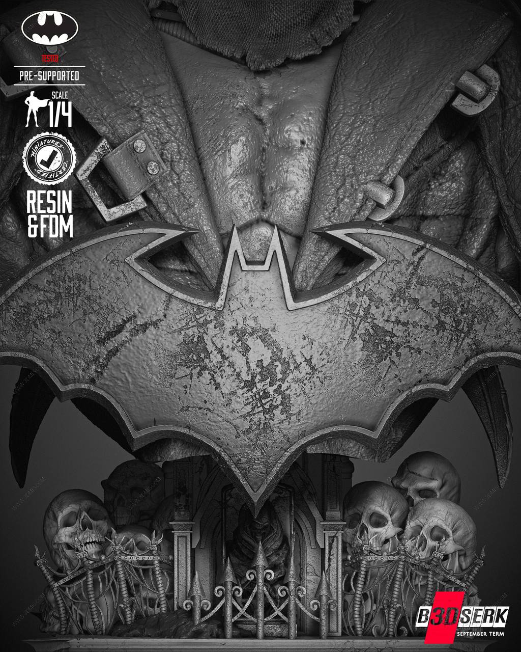 P站图纸印象馆 B3DSERK DC漫画 蝙蝠侠 B3DSERK DC漫画 蝙蝠侠