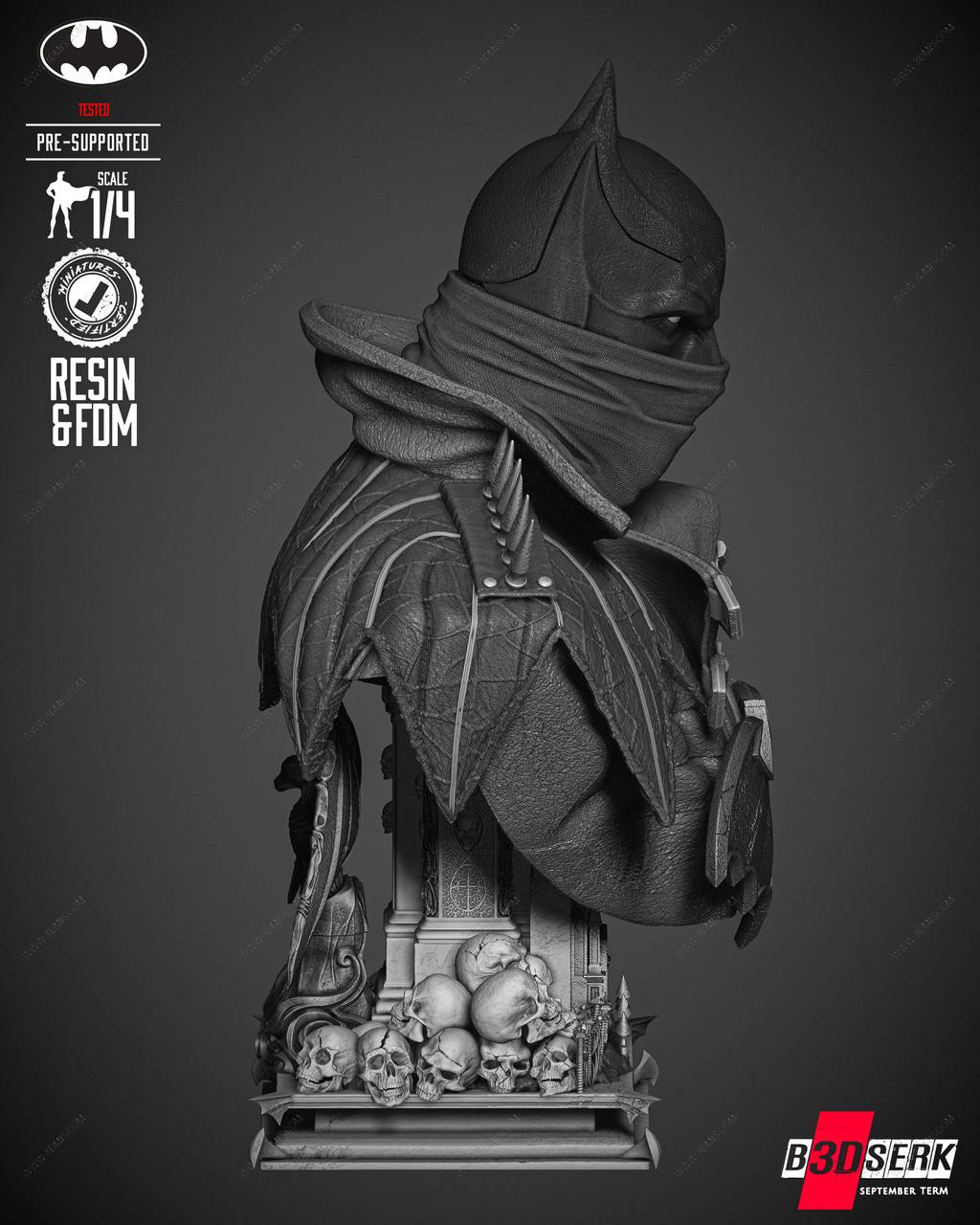 P站图纸印象馆 B3DSERK DC漫画 蝙蝠侠 B3DSERK DC漫画 蝙蝠侠