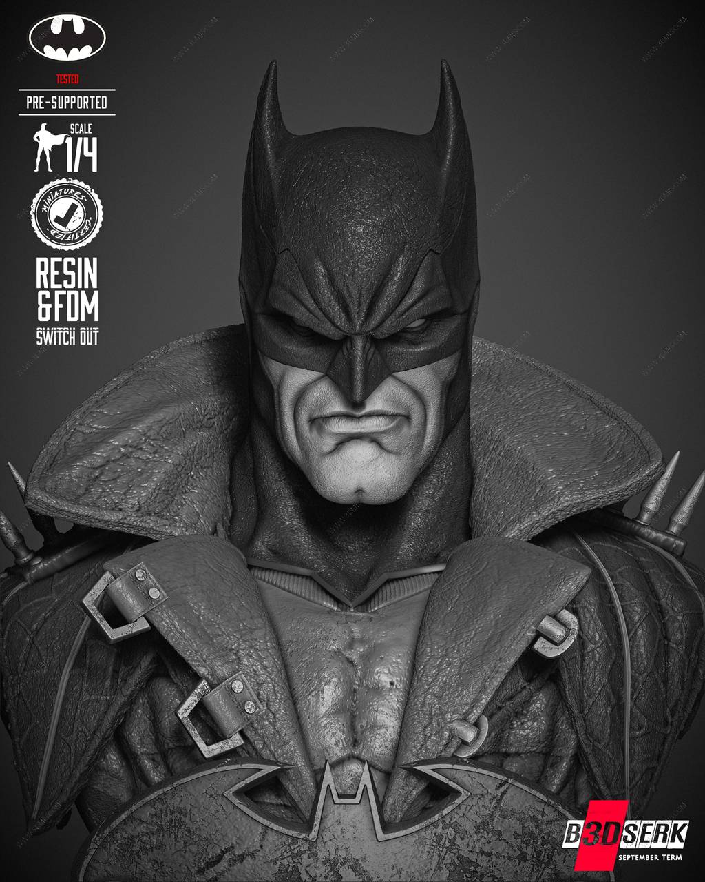 P站图纸印象馆 B3DSERK DC漫画 蝙蝠侠 B3DSERK DC漫画 蝙蝠侠